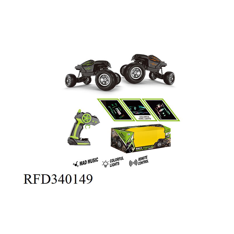 Electric Cars 1: 18 Scale Model Remote Control Cars Cross-Country Pickup RC Truck with Light