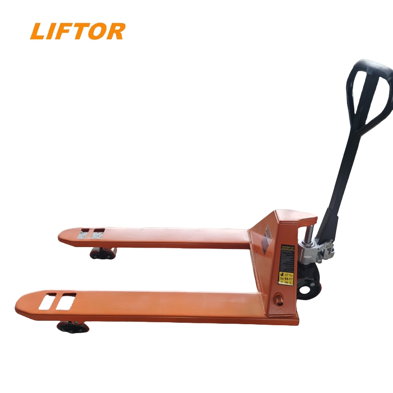 Pallet Truck for Sale PU Wheels Adjustable Manual Hydraulic Push Hand Pallet Truck Pallet Jack 5000kg with CE