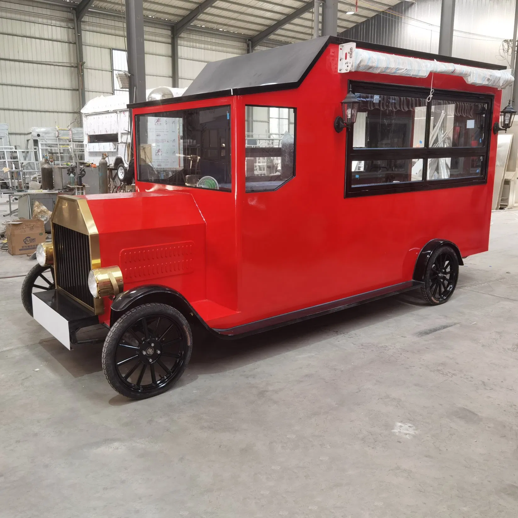 Electric Container Food Truck/Mobile Trailer Car Coffee Truck for Sale