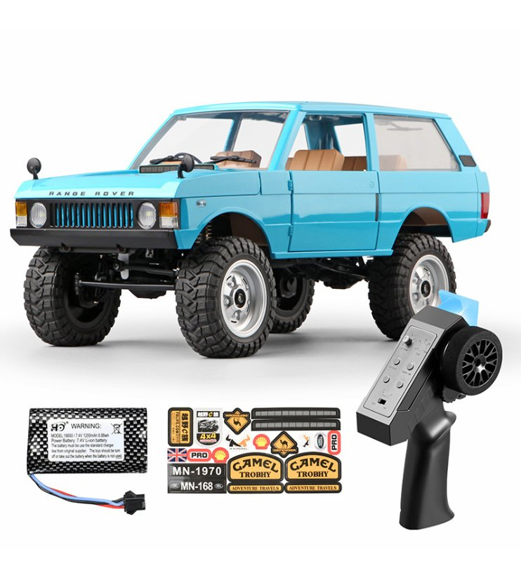 Factory Hot Mn-168 RC Car 4WD 1/12 Scale 60km/H Land Rover Defender Mn-1970 off-Road Truck Remote Control Car Toys Gift