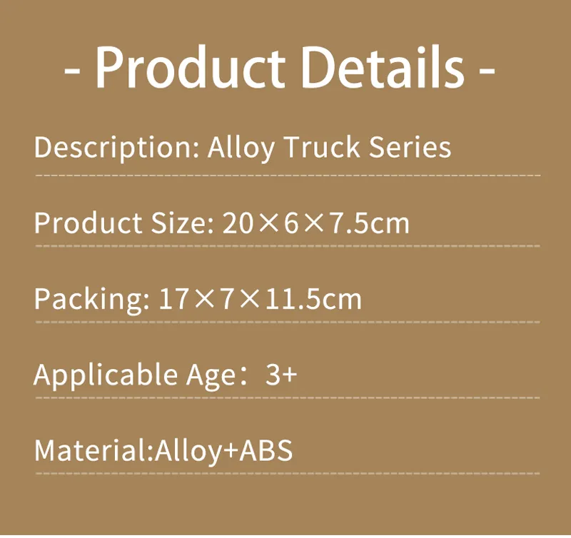 Diecast Truck Detail 5