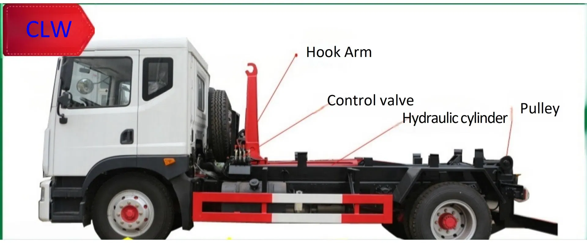 Detachable Container Hook Lift Truck