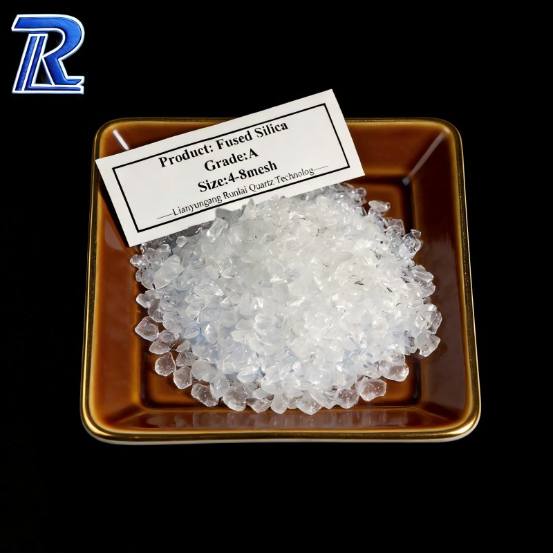 Premium 99.95% Mesh Ultra Quartz Silica Powder Quartz Fused Powder Silica 3-5mm Quartz Sand Fine Quartz Silica Fused Silica Sand for Semiconductor Equipment