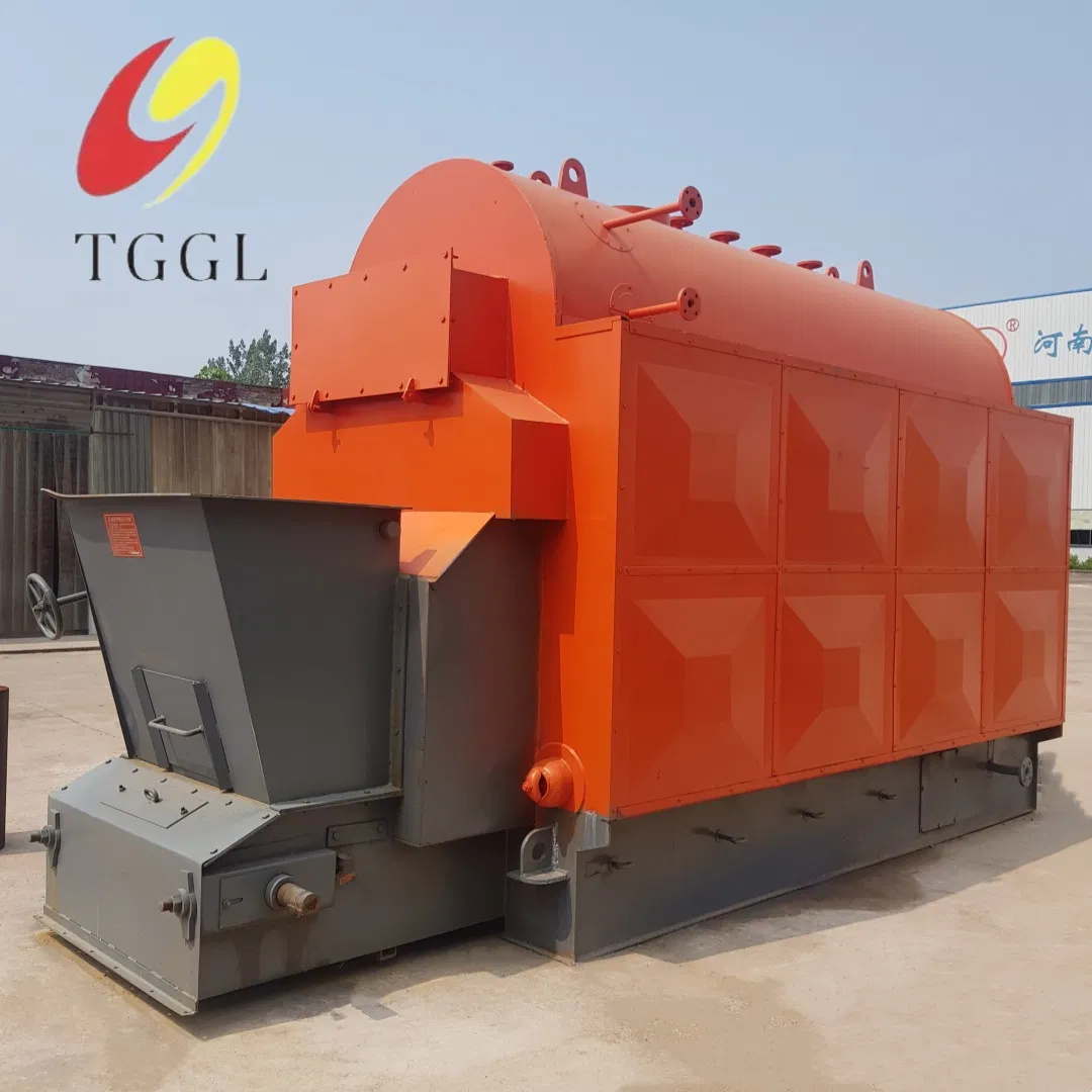 Industrial Full Automatic Dzl Horizontal Single Drum Chain Grate Fire Tube 1000 Kg/Hr Biomass Coal Biomass Fired Steam Boiler for Sale
