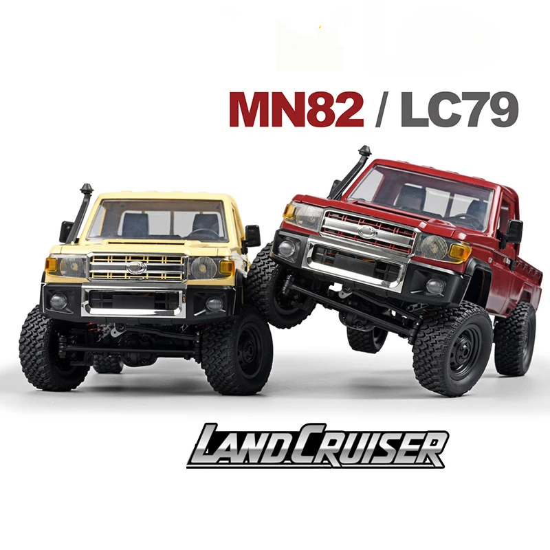 Aijh Mn82 High-Speed RC Car 8km/H 4WD All Terrain off-Road Car Full 1: 12 Remote Control Truck Toys