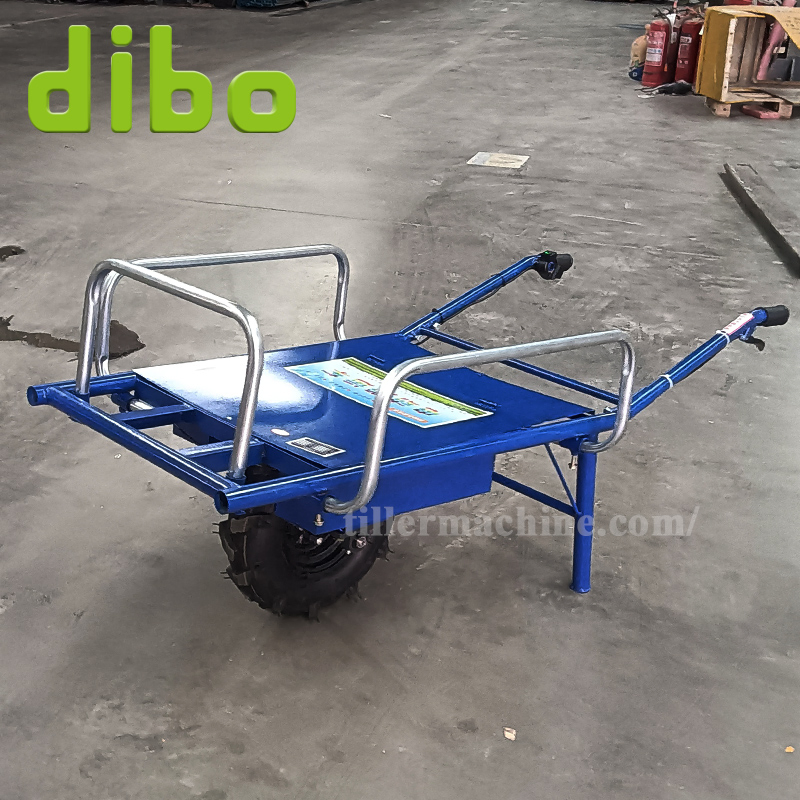 Heavy Duty Electric Push Trolley Warehouse Distribution Centers Manufacturing Facilities Industrial Settings Battery Operated Electric Platform Truck Transport