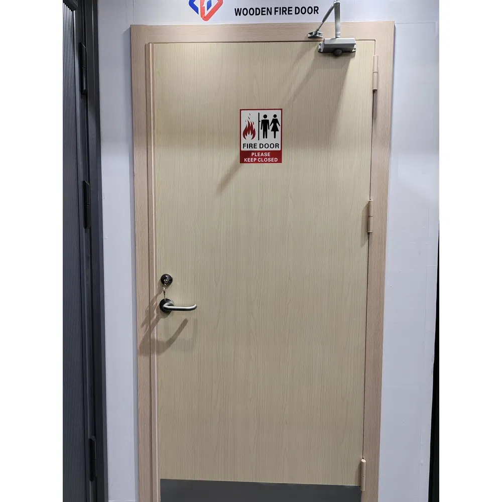 Environmentally Friendly and Odorless 30 Minutes Fire Rated Wooden Door for Office