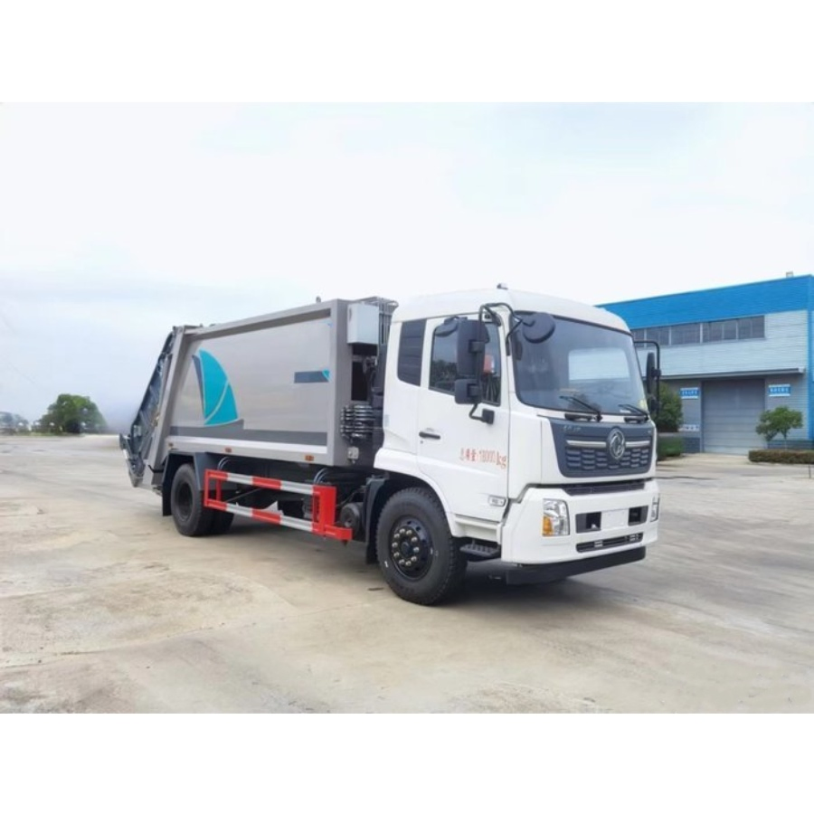 China Made 14 Cubic Meter Garbage Truck with Push Compactor