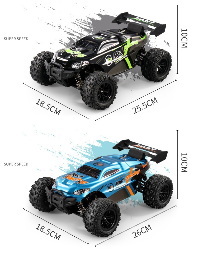 Aijh 30km/H Radio Control Car High Speed Drift Trucks Coches Con Radio Control 1: 18 RC Car Toys