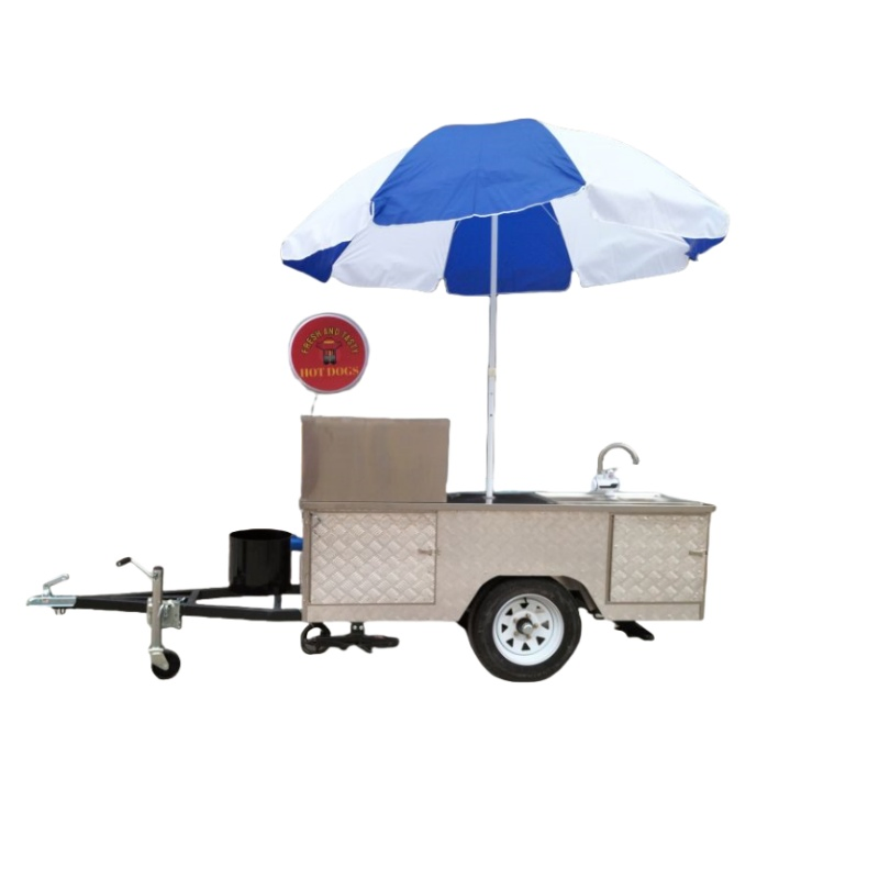 Mini Mobile for Sale Hand Push Fast Food Truck