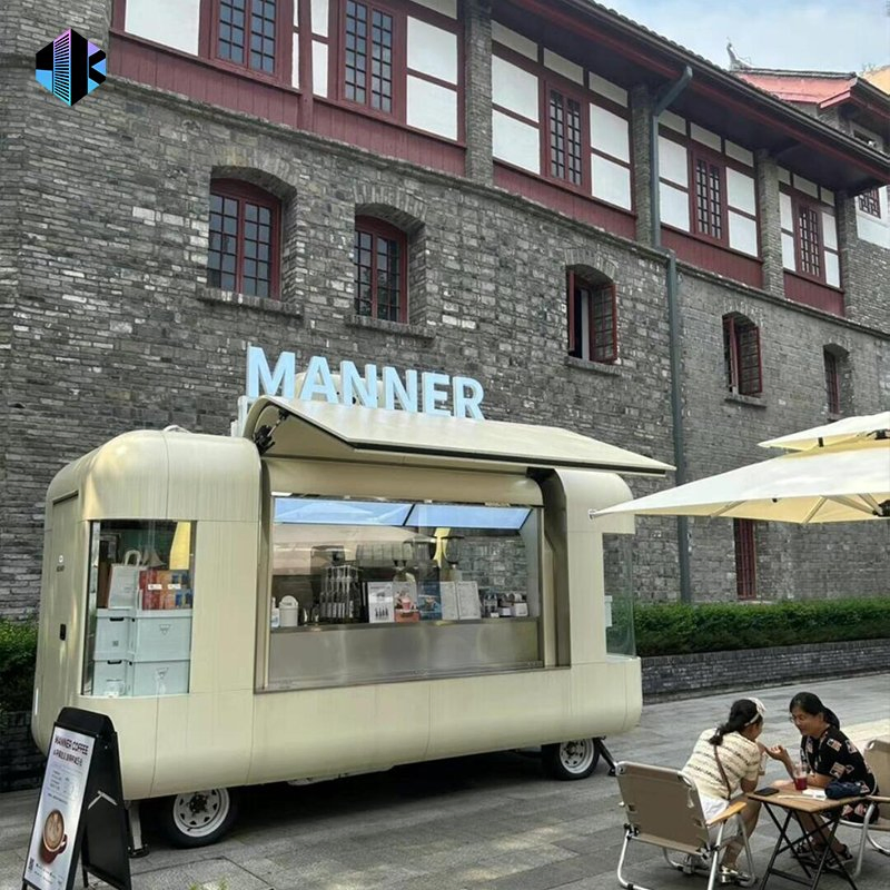 Customizable Mobile Food Truck for Sale: Ideal for Ice Cream and Coffee