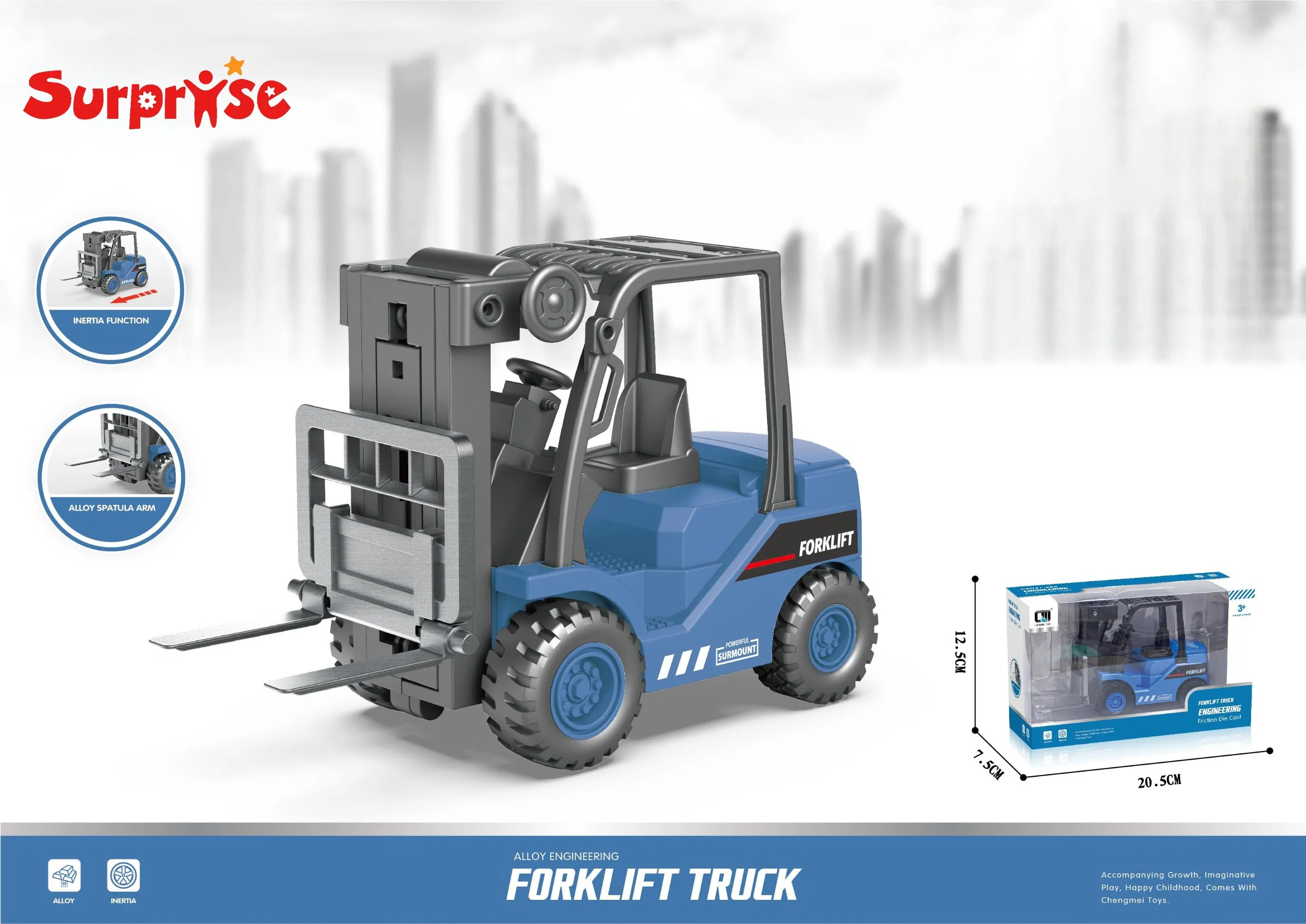 Diecast Alloy Engineering Car Model Toys Metal Bulldozer Truck Engineering Trucks Toy