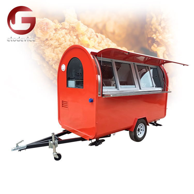 Hot Sale Hand Push Multifunctional Mobile Fast Food Truck