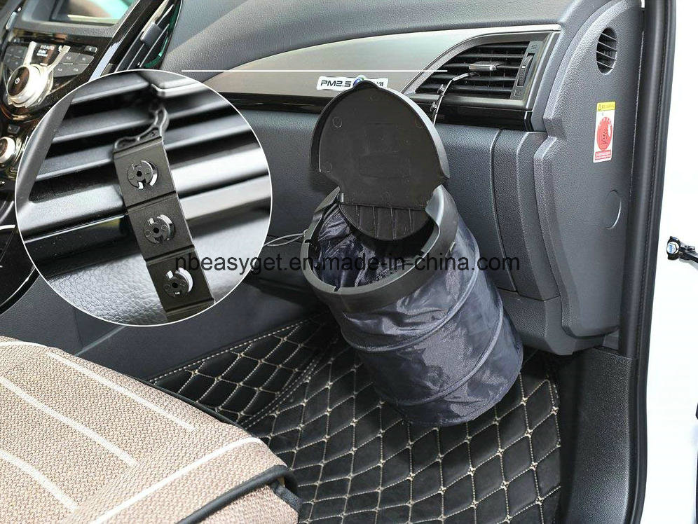 Car Trash Bag Pop-up Collapsible Car Garbage Holder for Traveling Esg10785