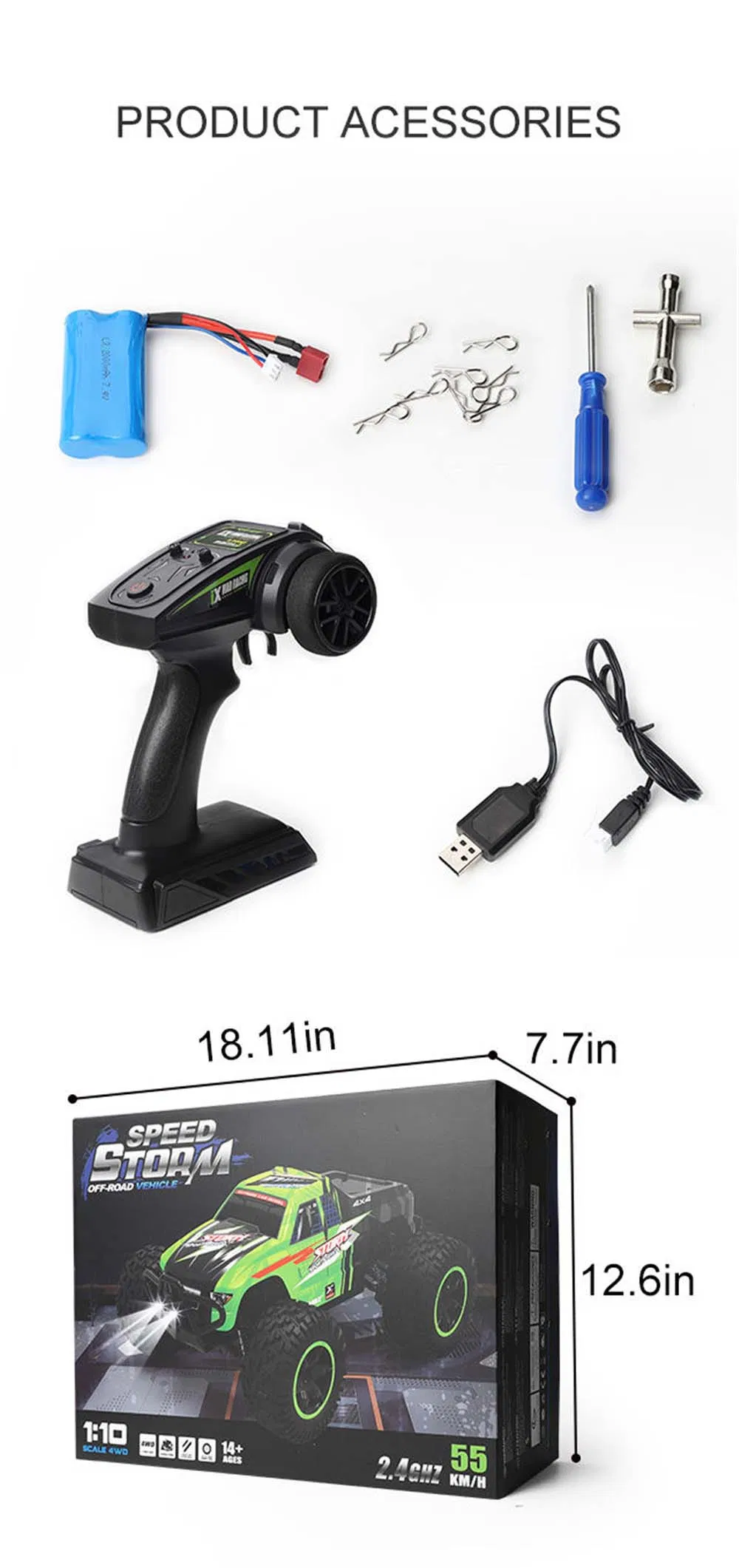 RC Pickup Truck View 5