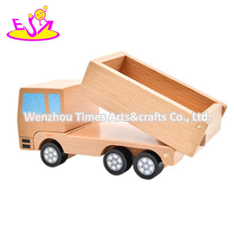 2020 Wholesale Preschool Wooden Dump Truck for Kids W04A461