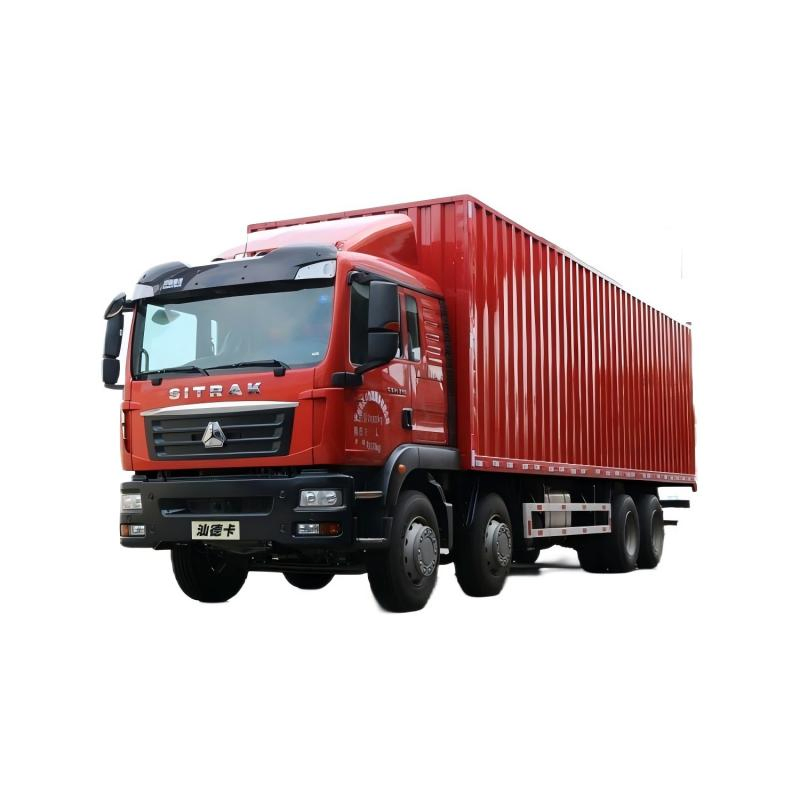 HOWO Updated Model Sitrak C5h Heavy Duty Box Cargo Truck Customizable Reliable