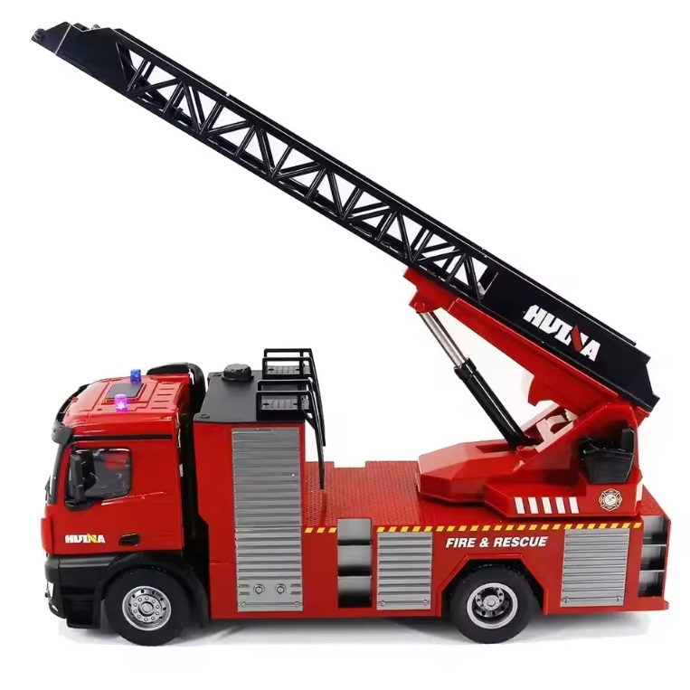 Fire Engine Truck with Water Pump with Sounds 1/14 Scale Radio Control Car Fire Truck Toy