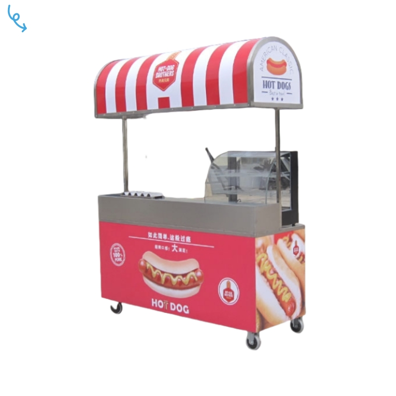 Mini Mobile for Sale Hand Push Fast Food Truck