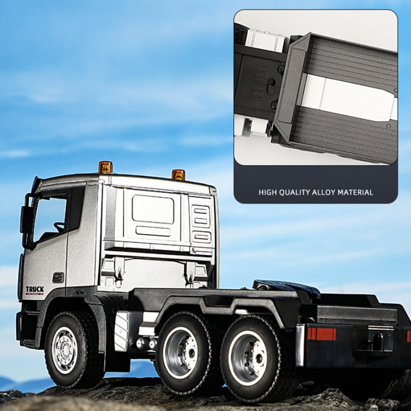 Hot Selling 2.4G 1/18 RC Car Truck Brushless Remote Control Trailer RC Flatbed Truck Metal Diecast Model Boys Toy Kids Car for Kids