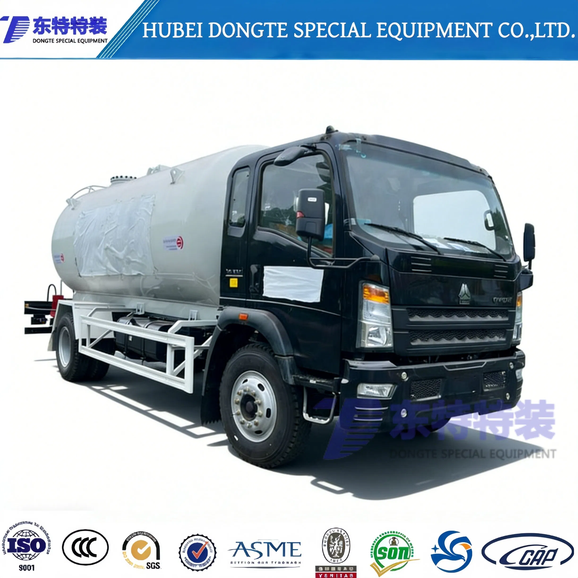 50cbm 25tons LPG Mobile Refueling Tank Truck Consistent Assembly Quality for Export Orders