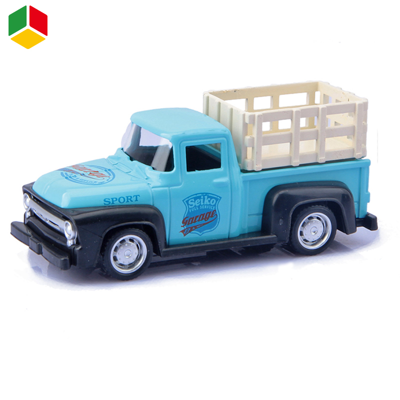 QS Wholesale Children Educational Metal Diecast Car Model Toy Promotion Gift 1: 64 Mini Alloy Die Cast Pull Back Truck Vehicle Model Toys for Kids