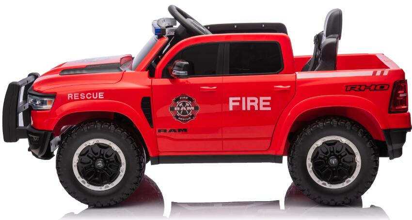 Licensed RAM 1500 Rho Fire Rescue Super Truck Pick-up Kids Electric Car Ride on Toy