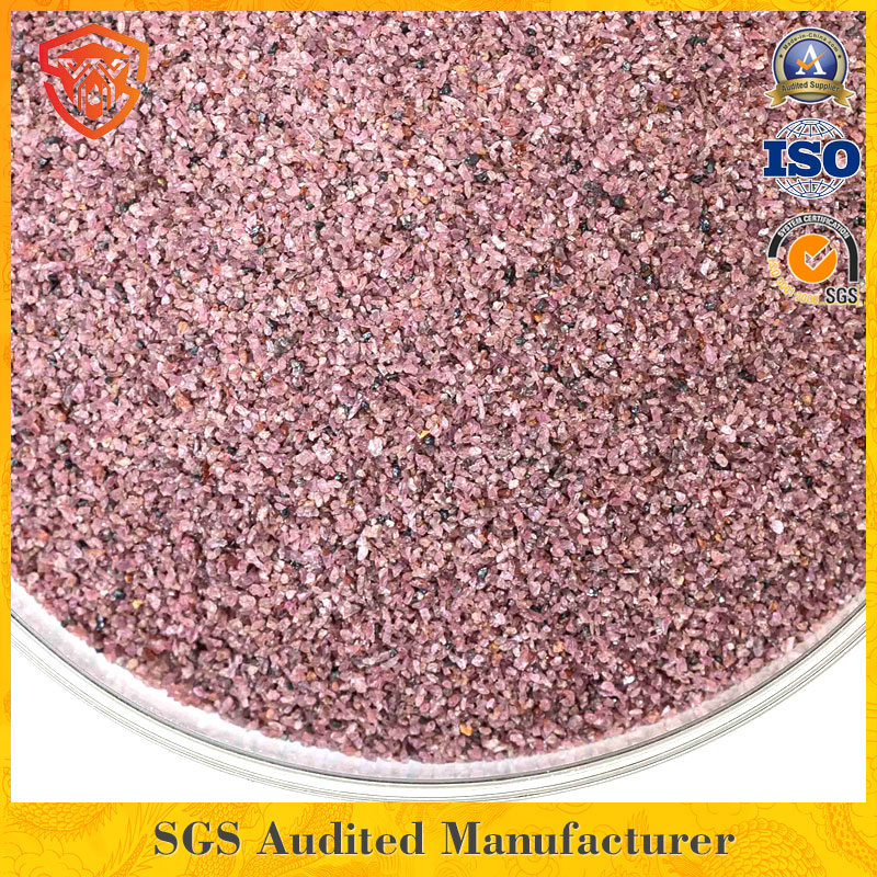 Abrasive Black/Green/ Pink/Red Bulk Garnet Sand /Garnet Abrasive/ Water Knife Sand/ 80 Mesh Sand Garnet Price for Waterjet Cutting/Sand Blasting