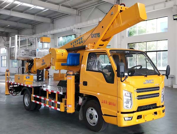Quiet Electric Aerial Work Truck Designed for Indoor Use