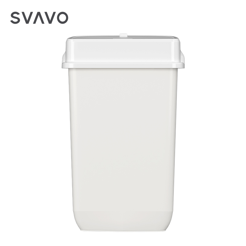 Bathroom Toilet Automatic Lady Sanitary Pad Bin Plastic Waste Bin 12L Nappy Garbage Can Baby Diaper Bucket with Lid Trash Can