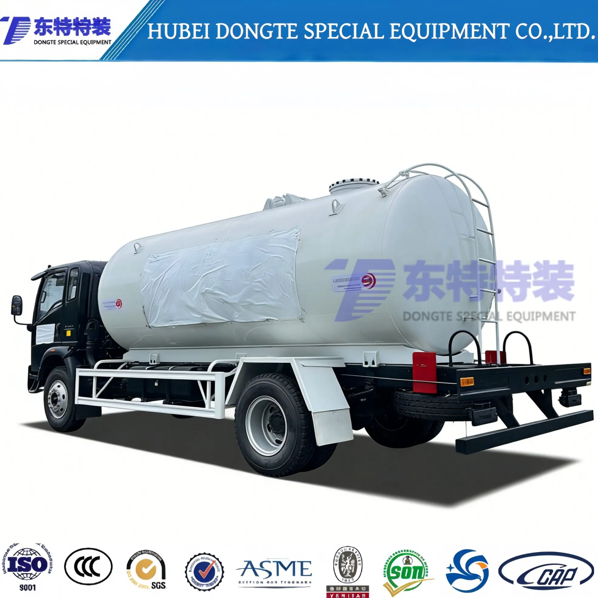 50cbm 25tons LPG Mobile Refueling Tank Truck Consistent Assembly Quality for Export Orders