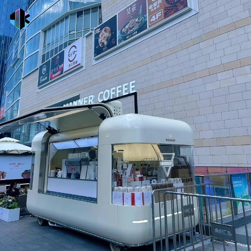 Customizable Mobile Food Truck for Sale: Ideal for Ice Cream and Coffee