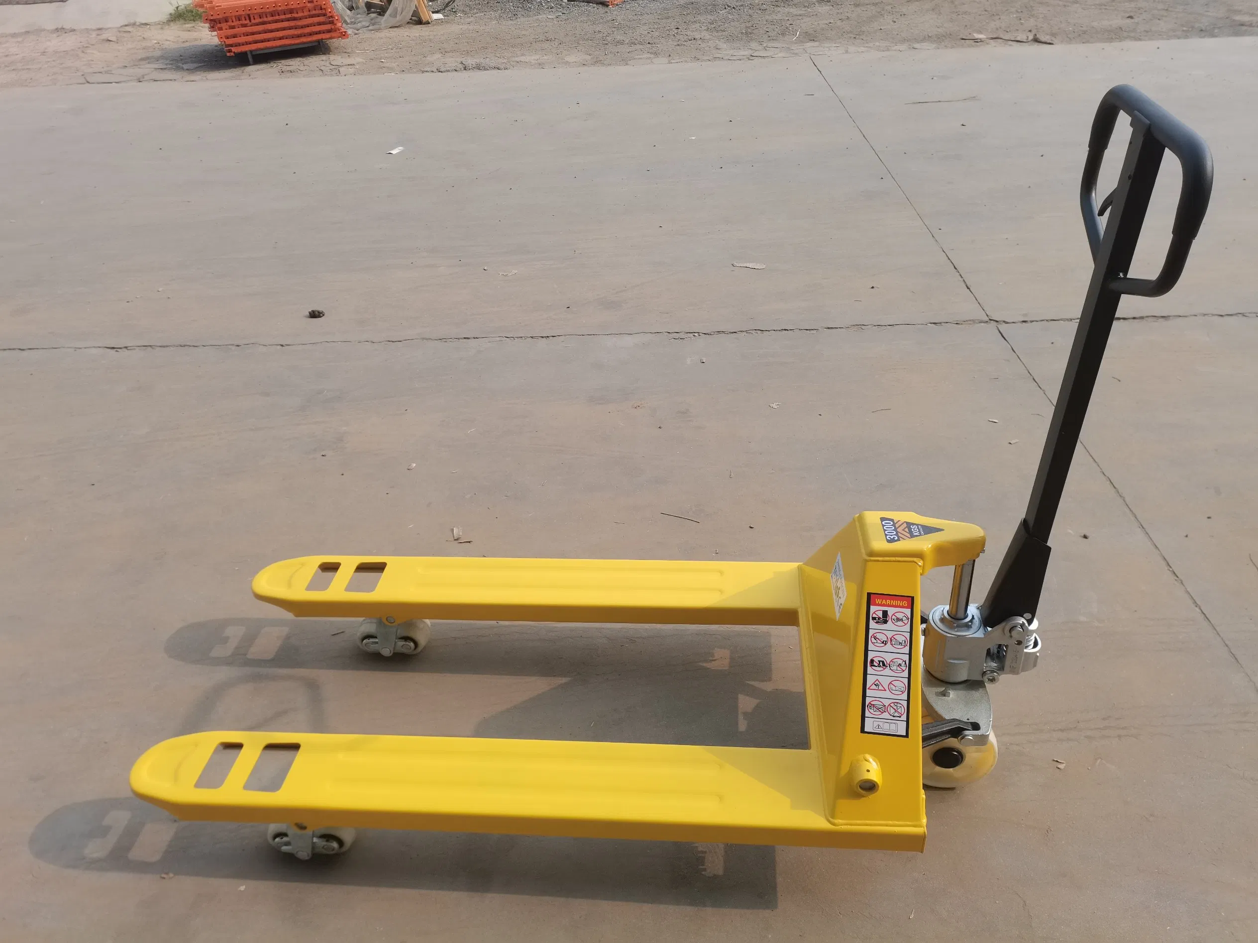 Loading and Unloading Hand Push Forklift Manual Truck