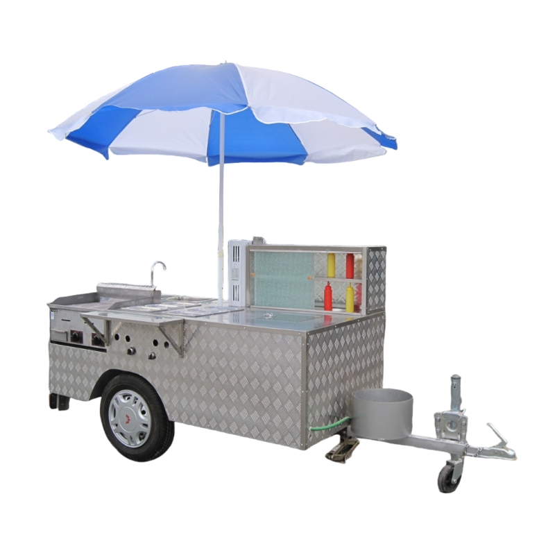 Mini Mobile for Sale Hand Push Fast Food Truck