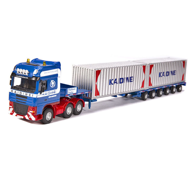 1: 50 Scale Heavy Duty Telescopic Flat Transport Truck