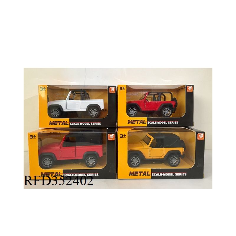 1: 39 Scale Alloy Army Truck Police Truck Toy Car with Sound and Light