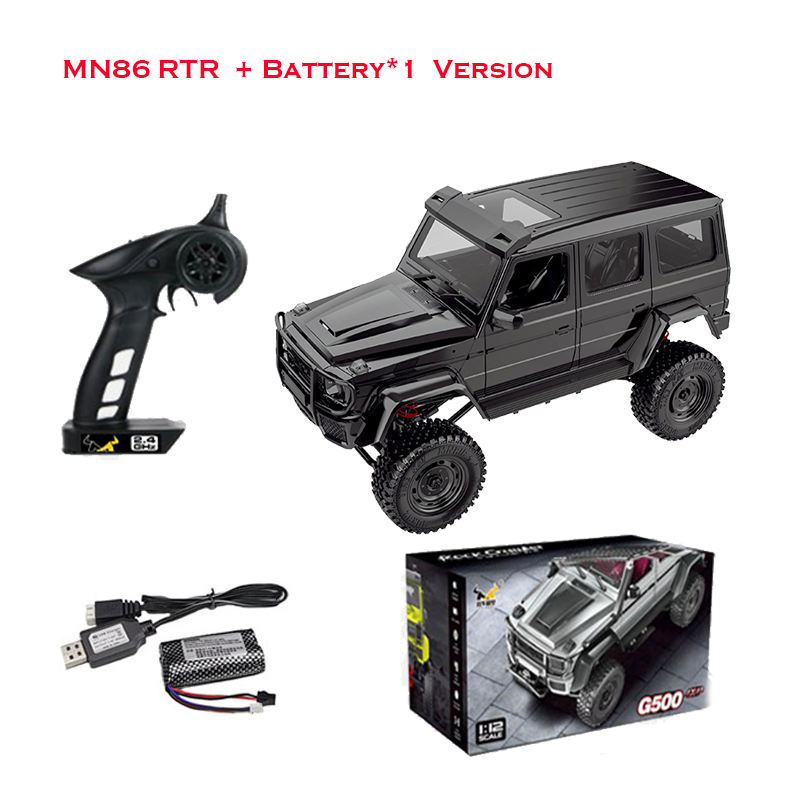 New Mn86 RTR 1: 12 2.4G RC Car 4WD Crawler off Road Drift Truck Remote Control Car Toy Vehicles for Boys Kids Gifts