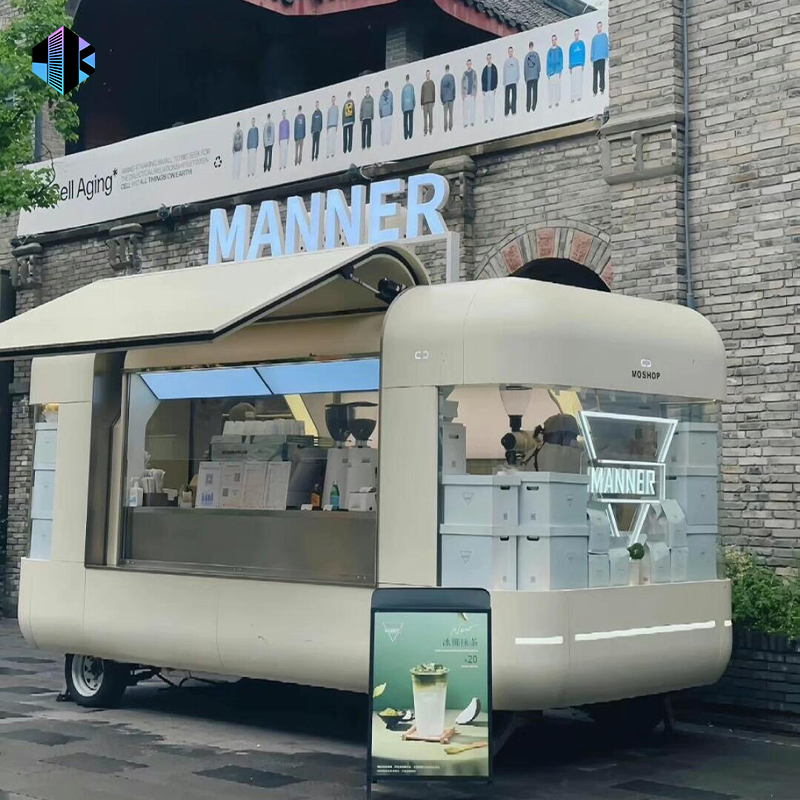 Customizable Mobile Food Truck for Sale: Ideal for Ice Cream and Coffee