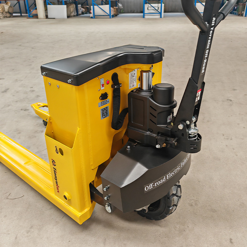 off Road 3tons Drive Assembly Multiple Battery Long Forks Electricpallet Truck