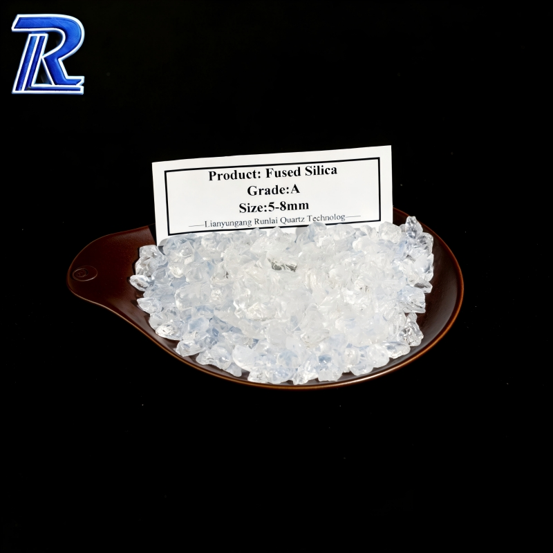 Premium 99.95% Mesh Ultra Quartz Silica Powder Quartz Fused Powder Silica 3-5mm Quartz Sand Fine Quartz Silica Fused Silica Sand for Semiconductor Equipment