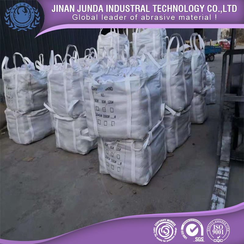 OEM&ODM Factory Sand Blasting Garnet Rough Red Stone 3060 Garnet Sand for Metal Sandblasting Sea Garnet Sand Mesh 80 for Water Jet Cutting Metal Blast Media