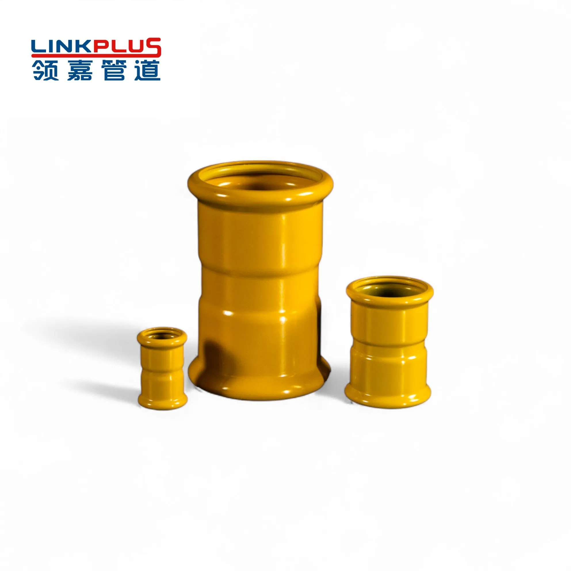 Epoxy Yellow Red Blue Carbon Steel, Bend 90°, Tee, Adapter, Coupling, M Profile, Fire Fighting, Gas, Water, Plumbing Press Fitting