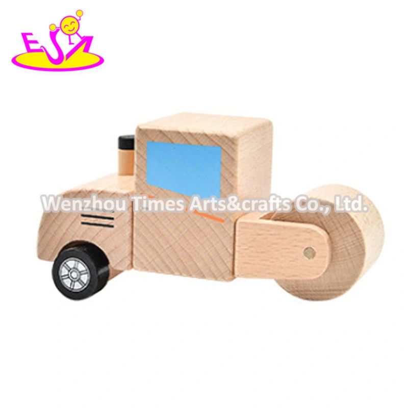 2020 Wholesale Preschool Wooden Toy Construction Trucks for Kids W04A463