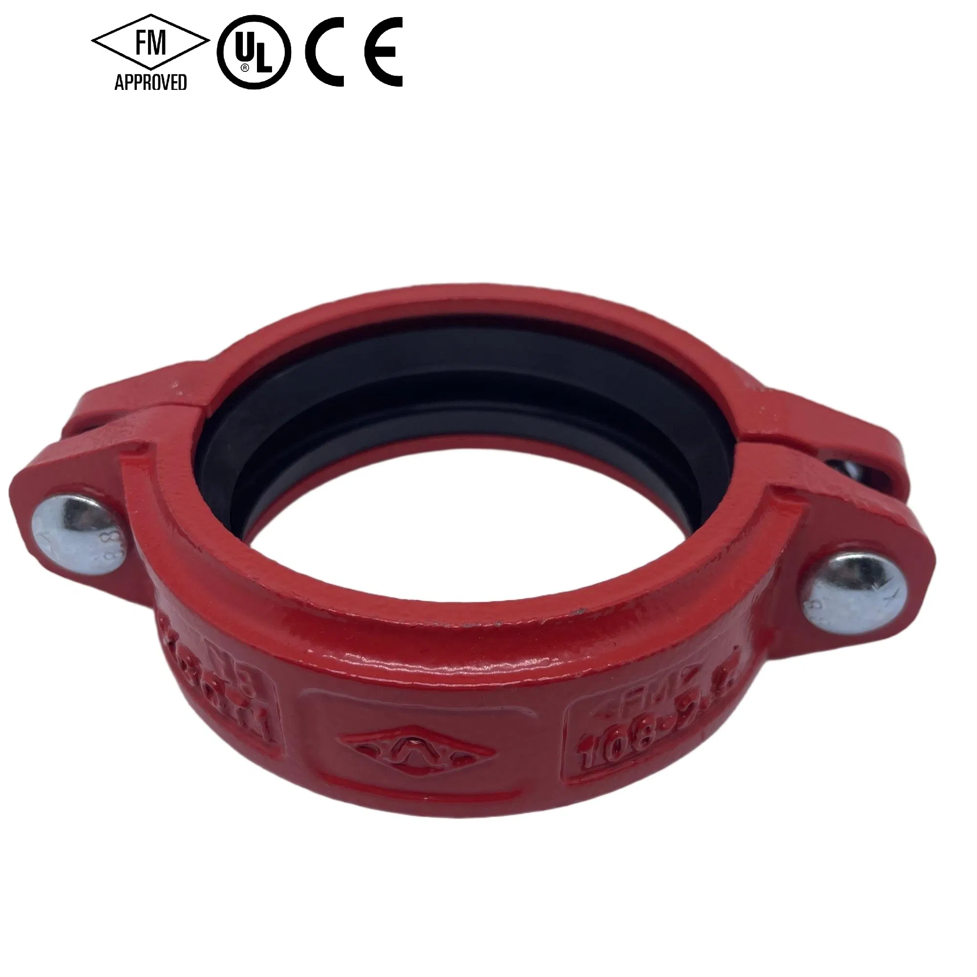 FM/UL Made in China Price Fire-Protection Ductile Iron Grooved Pipe Fitting Coupling