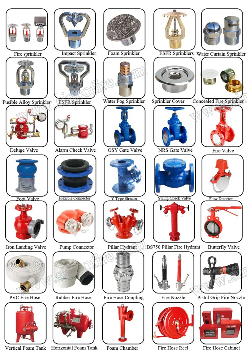 Range of Firefighting Equipment