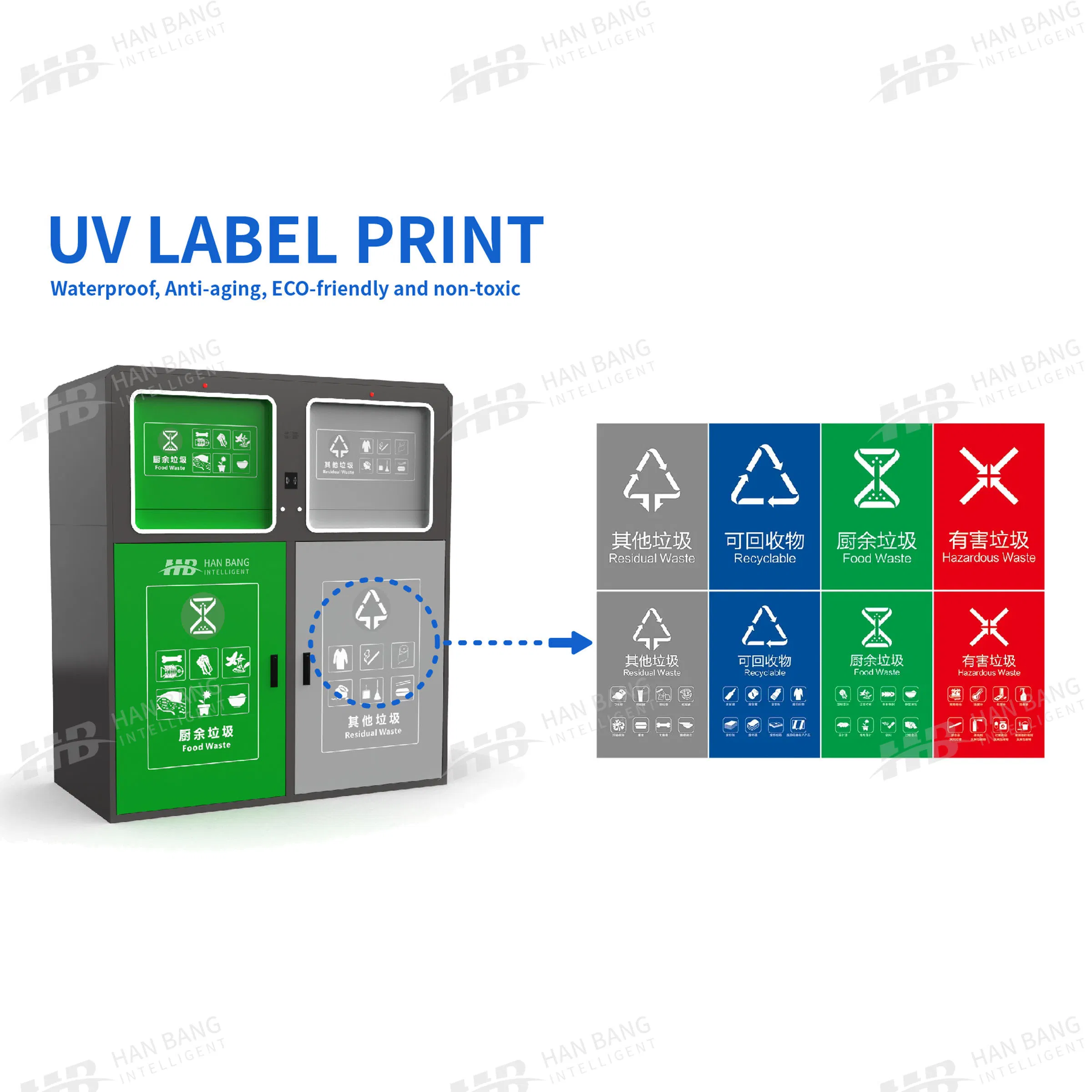 New Wholesale Outdoor Garbage Sorting Kiosk Environmental Sanitation Dumpster Waterproof Sorting Pavilion