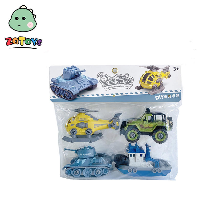 Zhiqu Dly Fire Engine Truck Building Toys Educational Take Apart and Assembly for Boys Other Toy Vehicles