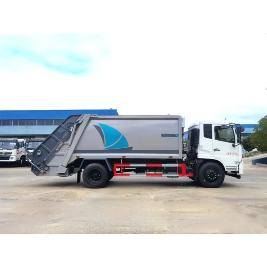 Refuse Compactor Truck View 2