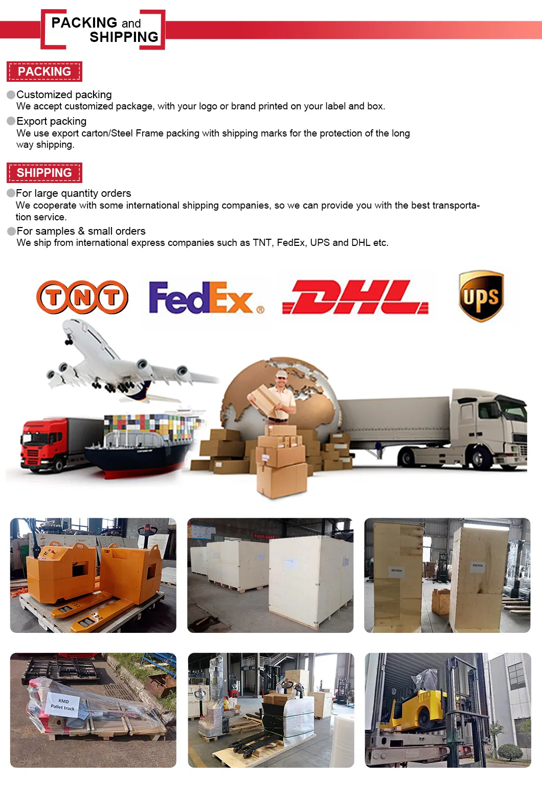 Technical Specifications Chart