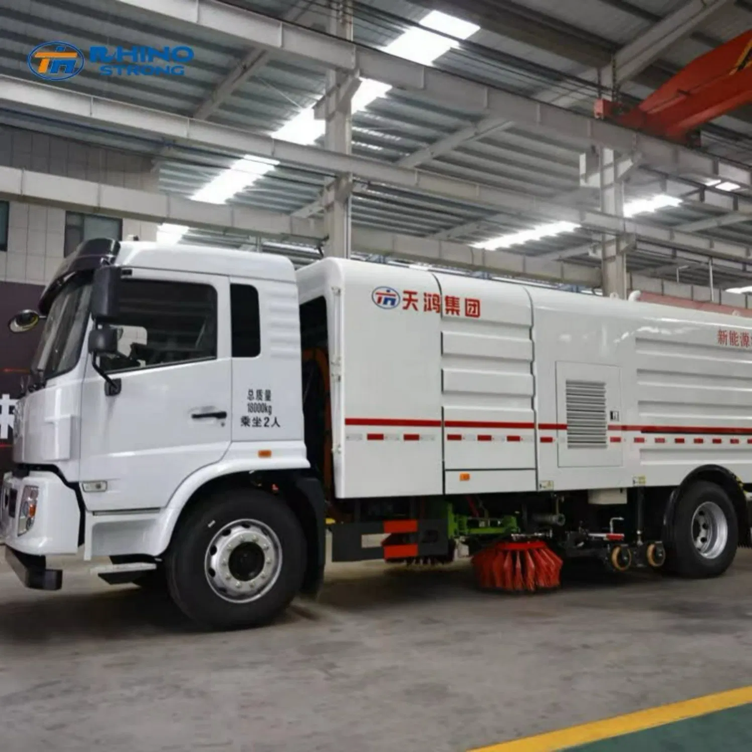 Small High Pressure Vacuum Truck with Electric Drive System for Zero Emission Indoor Cleaning Work